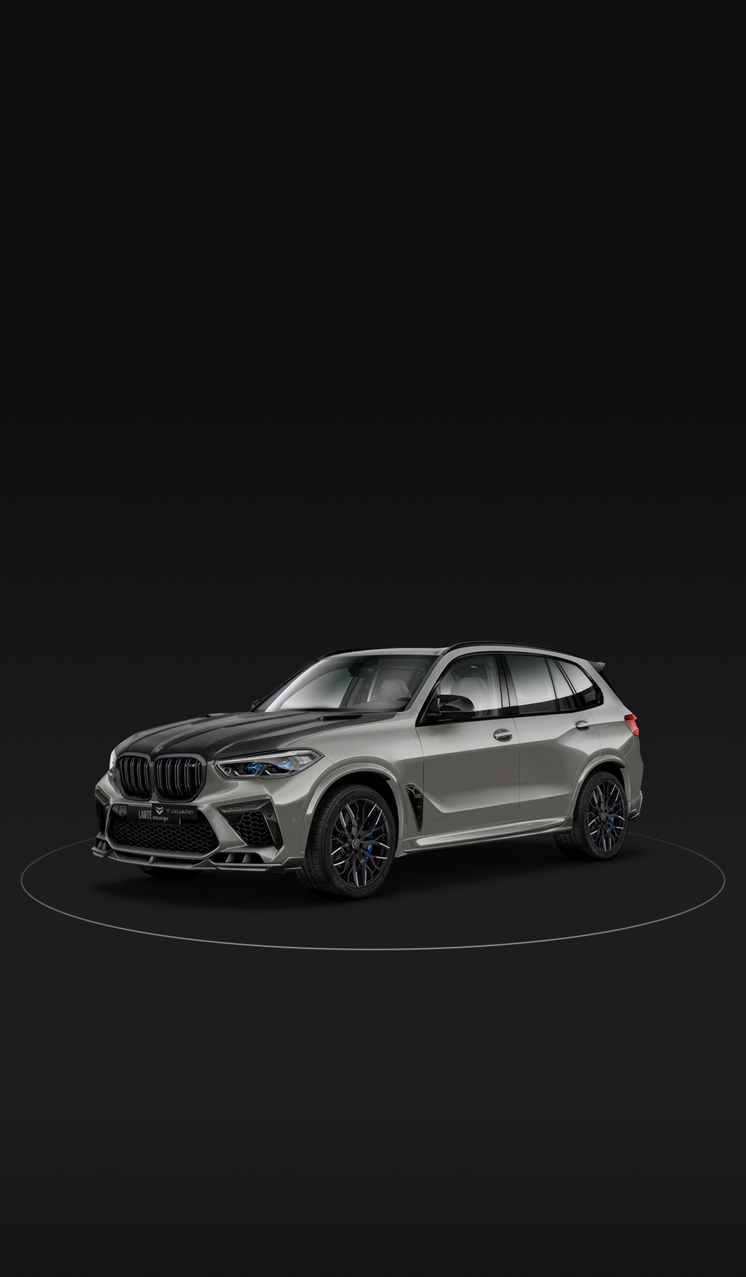 BMW X5 blindada Nivel III Plus T-Guard vista frontal con protección balística en CDMX.