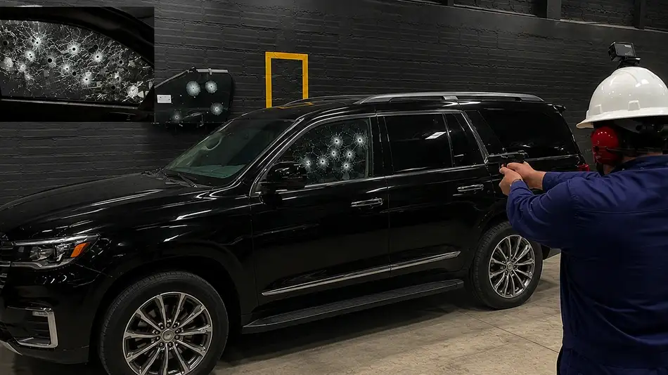 Carro blindado que muestra los limites del blindaje nivel 3 frente al asalto